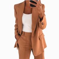 Polyester Manteau de costume de femme Patchwork Solide plus de couleurs pour le choix pièce
