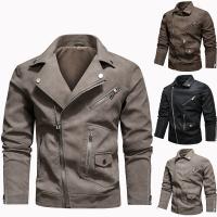 PU Leather & Polyester Motorcycle Jackets & with pocket Solid PC