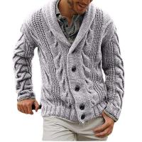 Acrylic Men Cardigan & thermal knitted PC