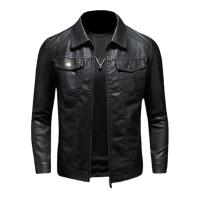 PU Leather & Polyester Motorcycle Jackets & thermal Solid black PC