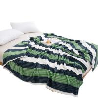 Berber Fleece Blanket printed striped PC