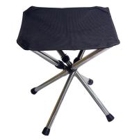 Stainless Steel & Oxford Outdoor Foldable Chair portable black PC