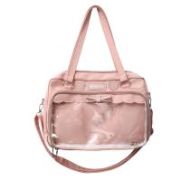 PVC & Nylon Handbag soft surface & attached with hanging strap PC