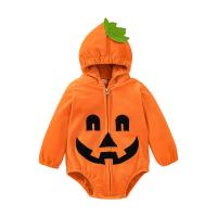 Polyester Children Halloween Cosplay Costume printed orange PC