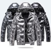 Polyamide & Nylon bubble coat puffer coat & Plus Size Men Parkas thicken & loose Solid PC