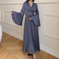 Polyester Women Robe backless Solid PC