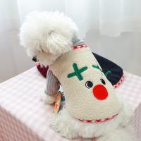 Polyester Pet Dog Clothing & christmas design & thermal PC