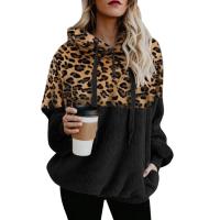 Polyester Sweatshirts femmes Leopard plus de couleurs pour le choix pièce