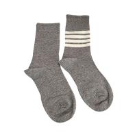 Polyester & Cotton Unisex Ankle Socks sweat absorption & breathable striped : Lot