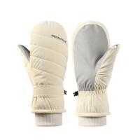 Plush & Polyester Mitten & windproof Skiing Gloves thicken & anti-skidding & thermal : Pair
