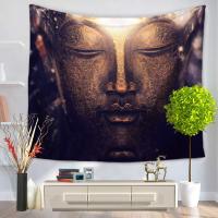 Polyester Tapestry Wall Hanging inkpad printed PC