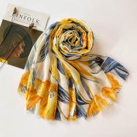 Cotton Women Scarf thermal printed PC