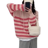 Acrylic Women Sweater loose striped : PC
