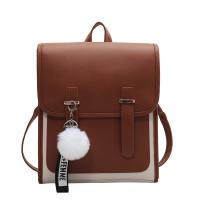 PU Leather Backpack lacquer finish Solid PC