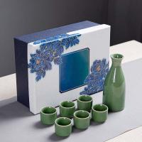 Ceramics Tea Set with gift box & seven piece green Set
