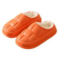 Plush Fluffy slippers & thermal Plastic Injection Solid Pair