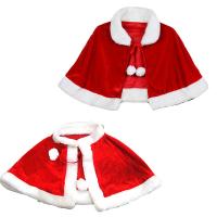 Polyester Christmas costume Shawl Hat & shawl Solid red PC