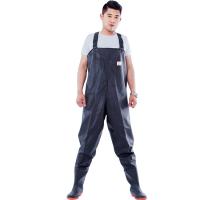 PVC & Knitted Wader Pants thicken & waterproof Solid PC