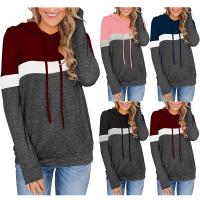 Cashmere & Polyester Women Sweatshirts & with pocket plain dyed patchwork PC