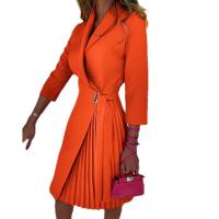 Kaschmir & Polyester Einteiliges Kleid, schlicht gefärbt, unterschiedliche Farbe und Muster für die Wahl,  Stück