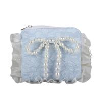 Nylon Crossbody Bag soft surface Plastic Pearl & Polyester Solid PC