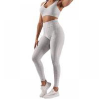 Chemical Fiber Women Yoga Pants lift the hip & flexible plain dyed Solid PC