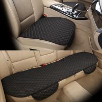 Linen Car Seat Cushion four seasons general & three piece & breathable Set