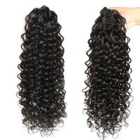 Human Hair can be permed and dyed Wig for women black PC
