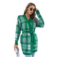 Acrylique Manteau femmes Plaid plus de couleurs pour le choix pièce