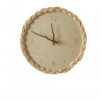 Basswood Creative & silent Wall Clock carving PC