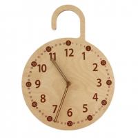 Basswood silent Wall Clock carving PC