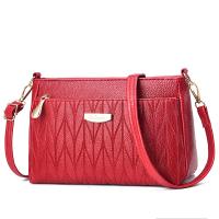 PU Leather Crossbody Bag soft surface & waterproof Solid PC