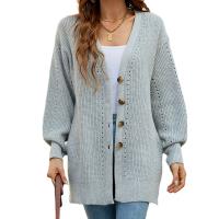 Acrylic Sweater Coat & loose knitted Solid PC