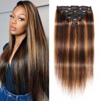 Human Hair can be permed and dyed Wig for women & multiple pieces Box
