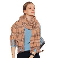Polyester Tassels Women Scarf thermal printed PC