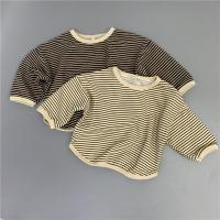 Cotton Boy T-Shirt loose plain dyed striped PC