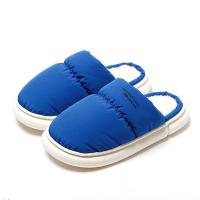 Waterproof Cloth & Plush & PVC Fluffy slippers & thermal Solid Pair