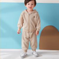 Cotton With Siamese Cap Baby Clothes Set & two piece Pants & top Set