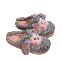 Plush & PVC Fluffy slippers & anti-skidding & thermal Pair