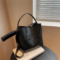 PU Leather Bucket Bag Handbag soft surface Solid PC