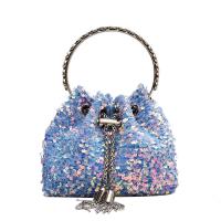 PU Leather Clutch Bag with sequin & soft surface Solid PC