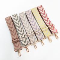 Polyester and Cotton Adjustable Length Straps jacquard striped PC