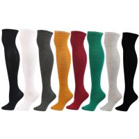 Chemical Fiber Women Knee Socks flexible & sweat absorption & breathable Solid : Pair