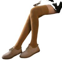 Polyester et coton Chaussettes de genou de femmes Solide plus de couleurs pour le choix : Paire