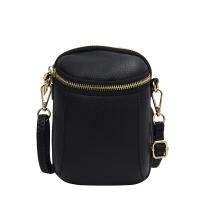 Cowhide Crossbody Bag soft surface Solid PC