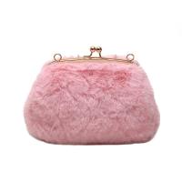 Plush Shoulder Bag with chain Solid PC