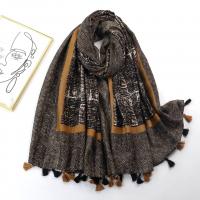 Polyester Tassels Women Scarf sun protection & thermal PC