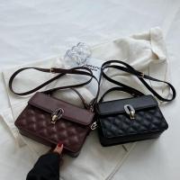 PU Leather Box Bag Handbag soft surface Argyle PC