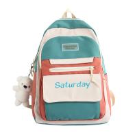 Nylon Backpack large capacity & hardwearing & waterproof Colour Matching PC