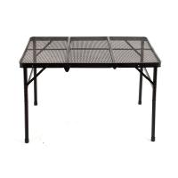 Metal adjustable Outdoor Foldable Table portable black PC